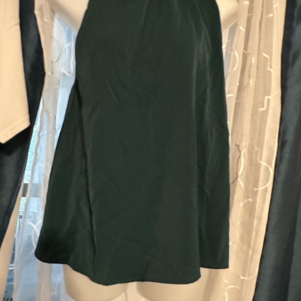 Dark Green Halter Pantsuit